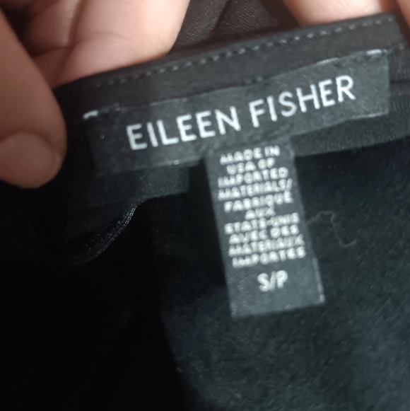 Eileen Fisher Black Sleeveless Jumpsuit 93% Tencel-lyocell, 7% Elastano - Picture 6 of 7